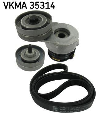 Kit de courroie d'accessoire (Courroie d’alternateur) SKF ref. VKMA 35314